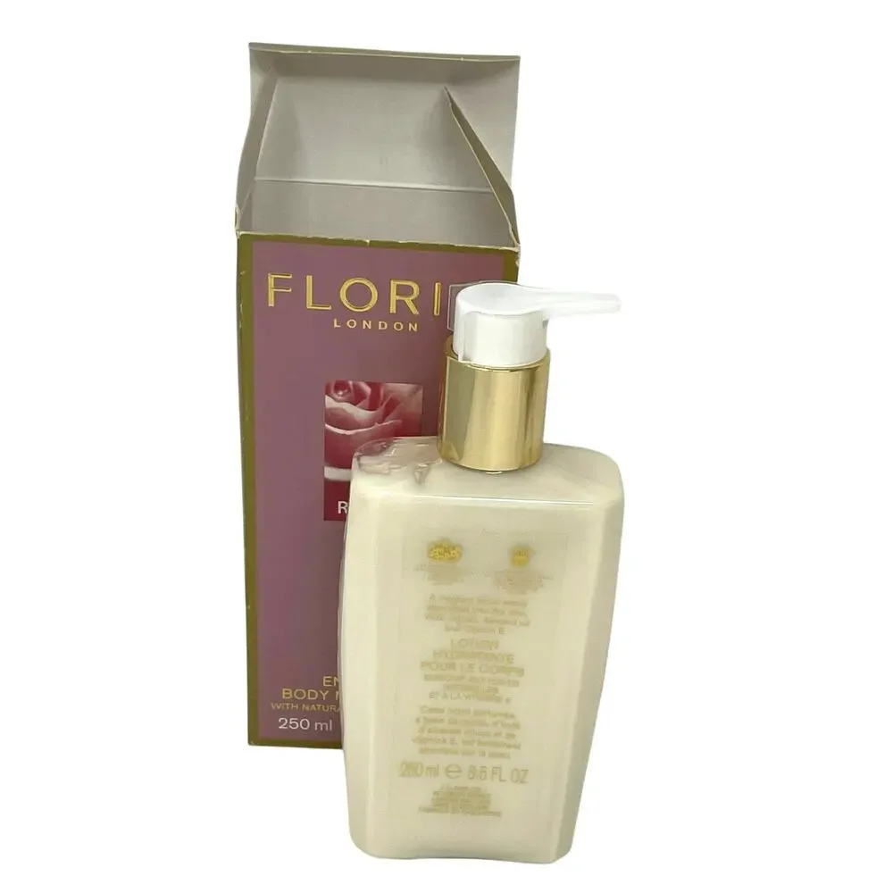 Floris London China Rose Enriched Body Moisturizer 8,5 FL OZ New In Box Retired